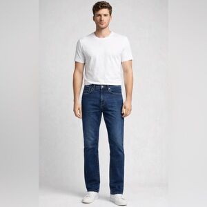 Levi's 514 Straight-Leg Jeans in Dark Blue Wash